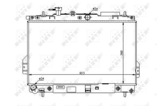Radiator, engine cooling EASY FIT, Image 5