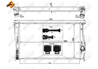 Radiator, engine cooling EASY FIT