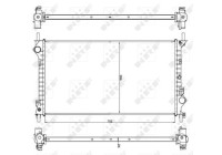 Radiator, engine cooling EASY FIT