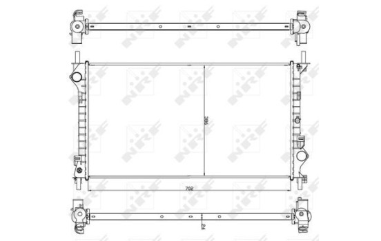 Radiator, engine cooling EASY FIT, Image 5