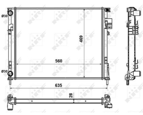 Radiator, engine cooling EASY FIT, Image 4