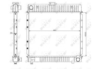 Radiator, engine cooling EASY FIT