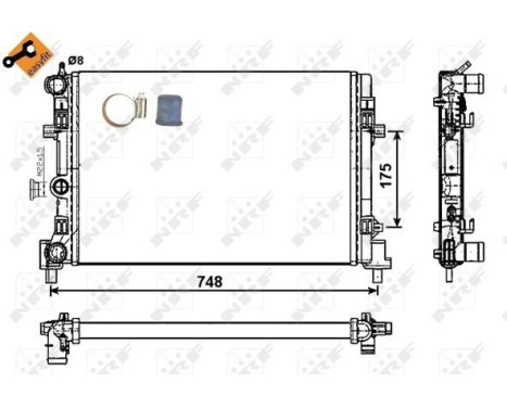 Radiator, engine cooling EASY FIT, Image 6