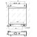Radiator, engine cooling EASY FIT, Thumbnail 5