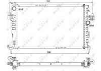 Radiator, engine cooling EASY FIT