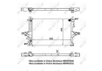 Radiator, engine cooling EASY FIT