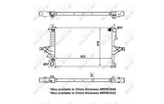 Radiator, engine cooling EASY FIT, Image 6