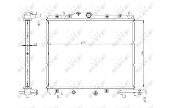 Radiator, engine cooling EASY FIT, Image 5