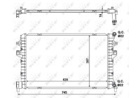 Radiator, engine cooling EASY FIT