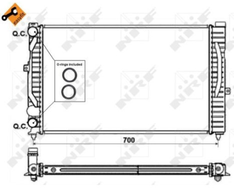 Radiator, engine cooling EASY FIT, Image 4