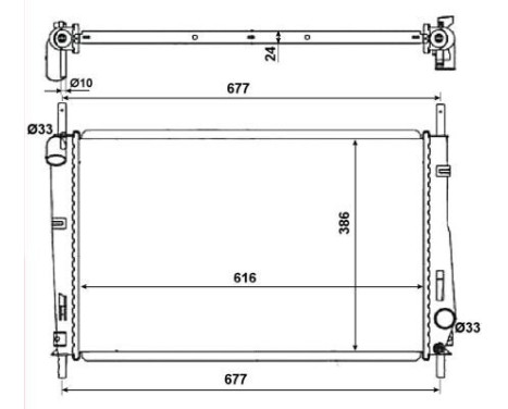 Radiator, engine cooling EASY FIT, Image 5