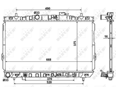 Radiator, engine cooling EASY FIT, Image 5