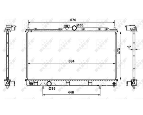 Radiator, engine cooling EASY FIT, Image 5