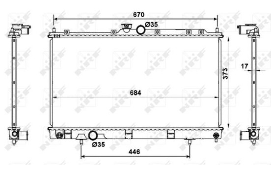Radiator, engine cooling EASY FIT, Image 5