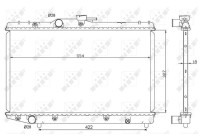 Radiator, engine cooling EASY FIT