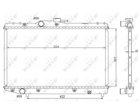 Radiator, engine cooling EASY FIT, Image 4