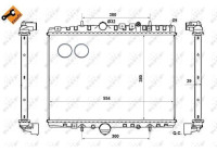 Radiator, engine cooling EASY FIT