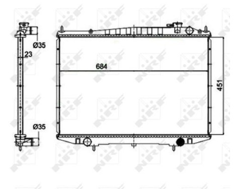 Radiator, engine cooling EASY FIT, Image 5