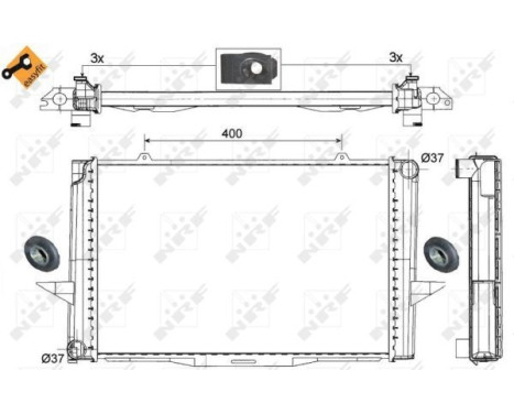 Radiator, engine cooling EASY FIT, Image 5