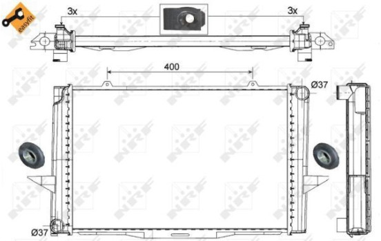 Radiator, engine cooling EASY FIT, Image 4