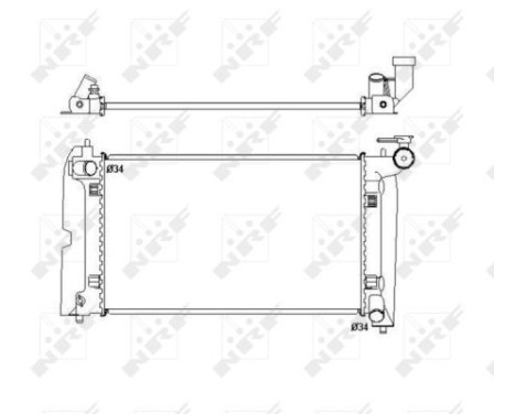 Radiator, engine cooling EASY FIT, Image 5