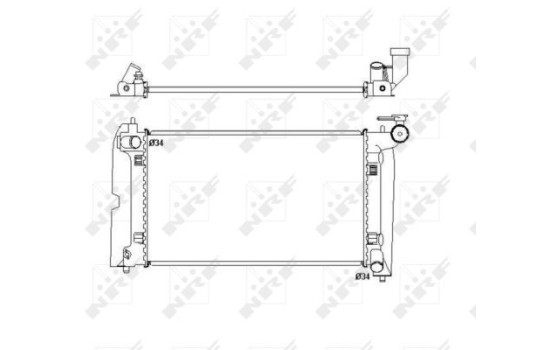 Radiator, engine cooling EASY FIT, Image 5