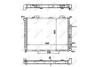 Radiator, engine cooling EASY FIT