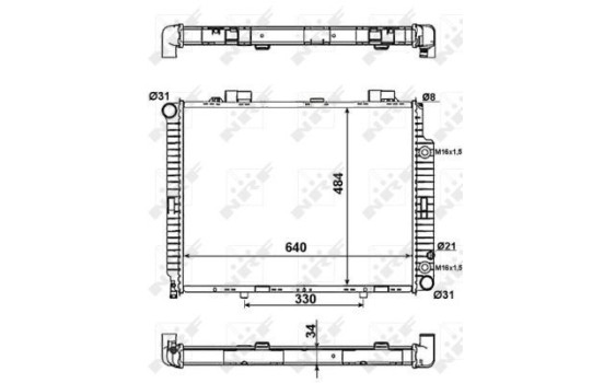 Radiator, engine cooling EASY FIT, Image 5