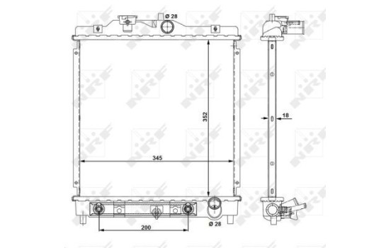 Radiator, engine cooling EASY FIT, Image 5