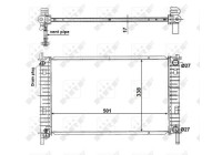 Radiator, engine cooling EASY FIT
