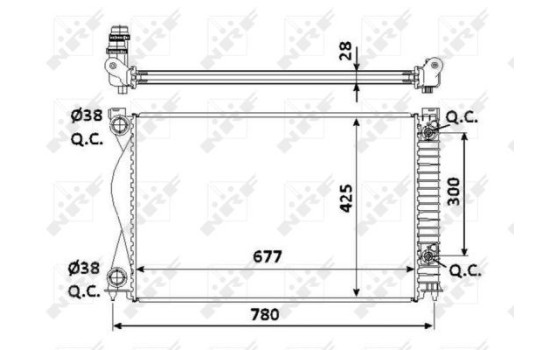 Radiator, engine cooling EASY FIT, Image 5