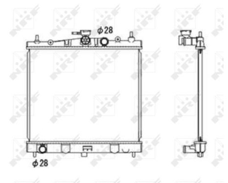 Radiator, engine cooling EASY FIT, Image 4