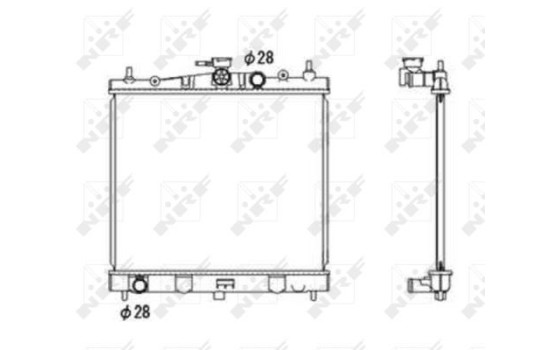 Radiator, engine cooling EASY FIT, Image 3