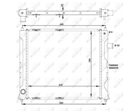 Radiator, engine cooling EASY FIT, Image 4
