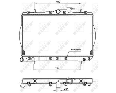 Radiator, engine cooling EASY FIT, Image 4