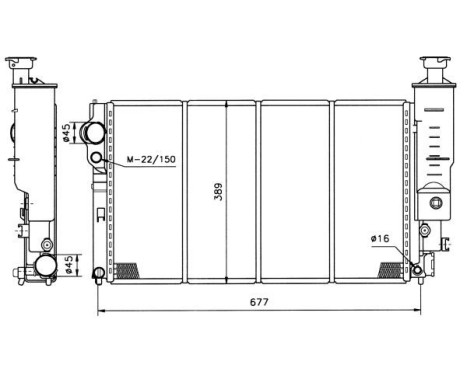 Radiator, engine cooling EASY FIT, Image 4