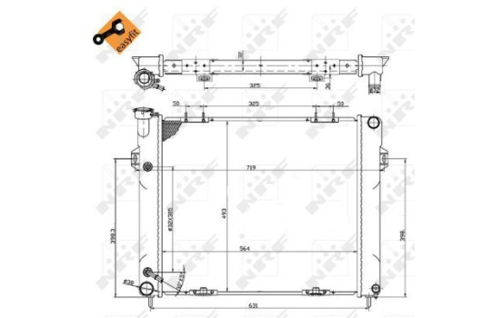 Radiator, engine cooling EASY FIT, Image 5