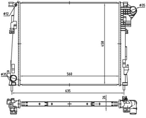Radiator, engine cooling EASY FIT, Image 6