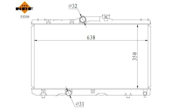 Radiator, engine cooling EASY FIT, Image 5