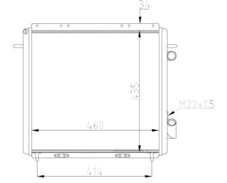 Radiator, engine cooling Economy Class, Image 5