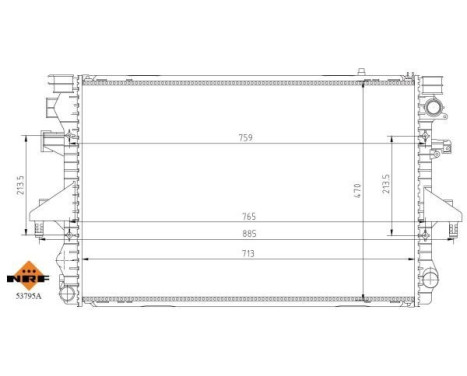 Radiator, engine cooling Economy Class, Image 5