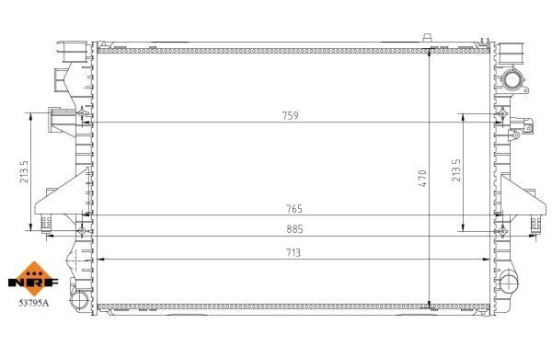 Radiator, engine cooling Economy Class, Image 5