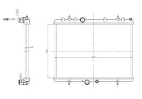 Radiator, engine cooling Economy Class