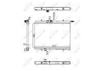 Radiator, engine cooling Economy Class