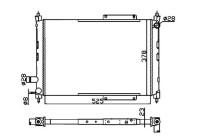 Radiator, engine cooling Economy Class