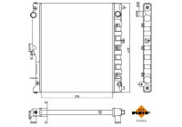 Radiator, engine cooling Economy Class