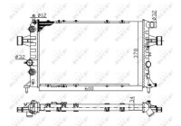 Radiator, engine cooling Economy Class
