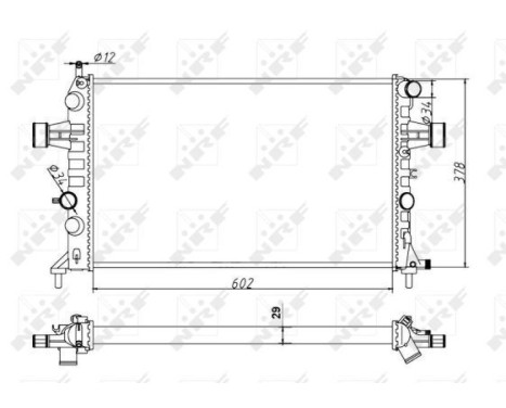 Radiator, engine cooling Economy Class, Image 5