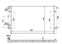 Radiator, engine cooling Economy Class