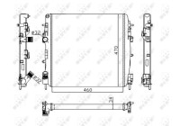 Radiator, engine cooling Economy Class